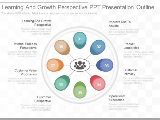 Learning And Growth Perspective Ppt Presentation Outline