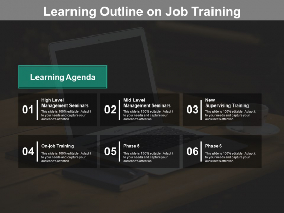 learning outline on job training ppt powerpoint presentation training powerpoint presentation