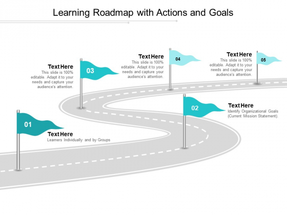 Learning Roadmap With Actions And Goals Ppt PowerPoint Presentation Layouts Picture Learning Roadmap With Actions And Goals Ppt PowerPoint Presentation Layouts Picture