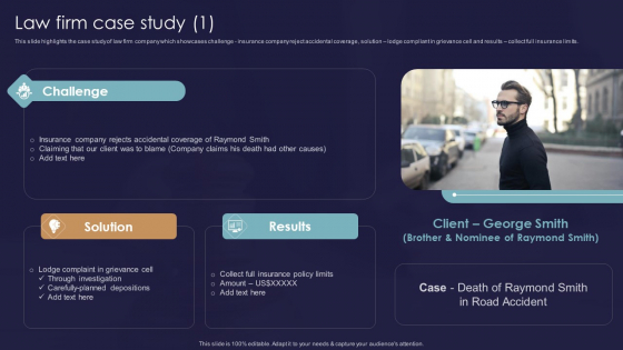 Legal And Law Assistance LLP Business Law Firm Case Study Ppt Portfolio Background PDF Legal And Law Assistance LLP Business Law Firm Case Study Ppt Portfolio Background PDF