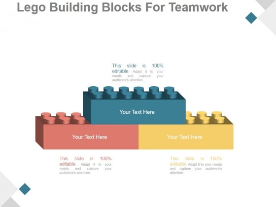 Lego Building Blocks For Teamwork Ppt PowerPoint Presentation Example 2015