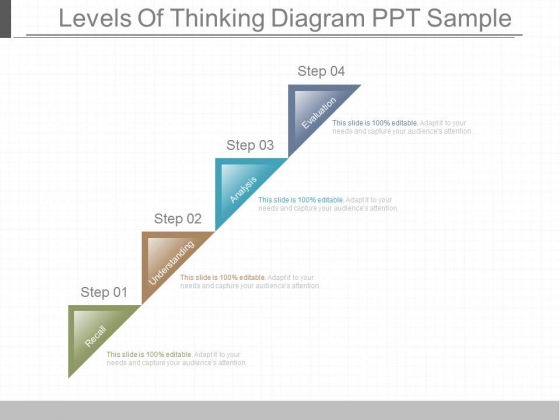 Levels Of Thinking Diagram Ppt Sample Levels Of Thinking Diagram Ppt Sample