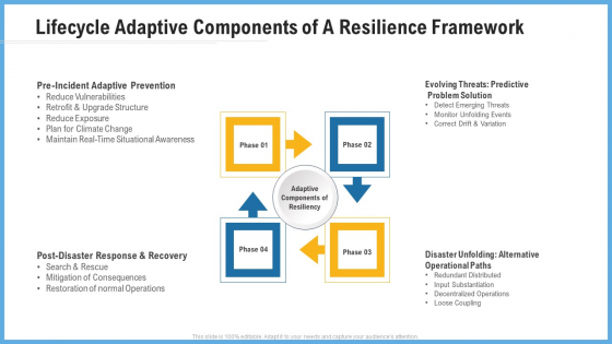 Lifecycle Adaptive Components Of A Resilience Framework Background PDF Lifecycle Adaptive Components Of A Resilience Framework Background PDF
