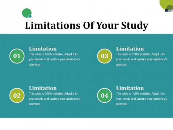 Limitations Of Your Study Ppt PowerPoint Presentation Ideas Slide Limitations Of Your Study Ppt PowerPoint Presentation Ideas Slide