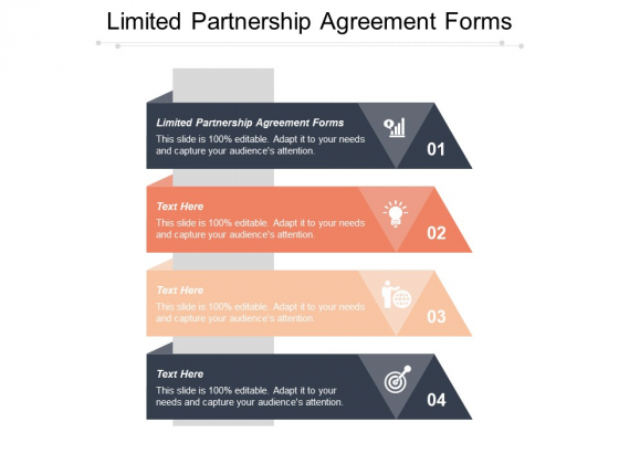 Limited Partnership Agreement Forms Ppt PowerPoint Presentation Summary Inspiration Cpb