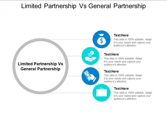 Limited Partnership Vs General Partnership Ppt PowerPoint Presentation Summary Structure Cpb