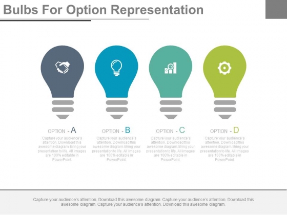 Linear Bulbs With Icons For Options Display Powerpoint Slides Linear Bulbs With Icons For Options Display Powerpoint Slides