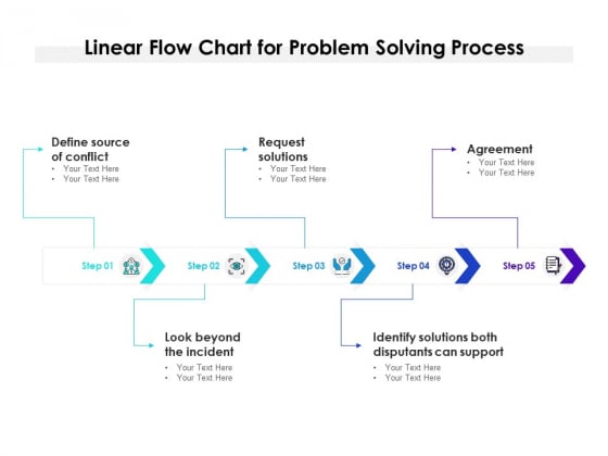 Linear Flow Chart For Problem Solving Process Ppt PowerPoint Presentation Icon Gallery PDF Linear Flow Chart For Problem Solving Process Ppt PowerPoint Presentation Icon Gallery PDF