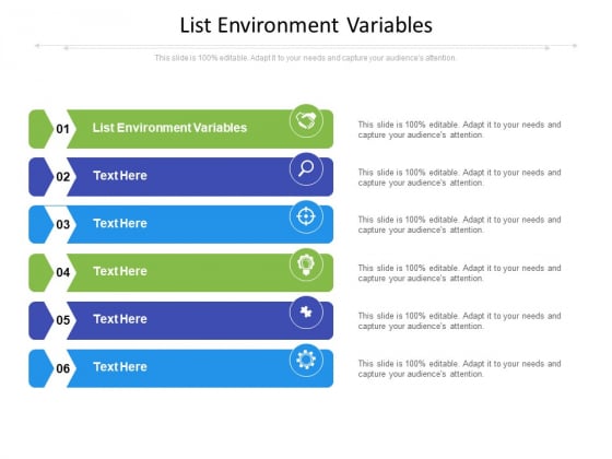List Environment Variables Ppt PowerPoint Presentation File Picture Cpb Pdf List Environment Variables Ppt PowerPoint Presentation File Picture Cpb Pdf