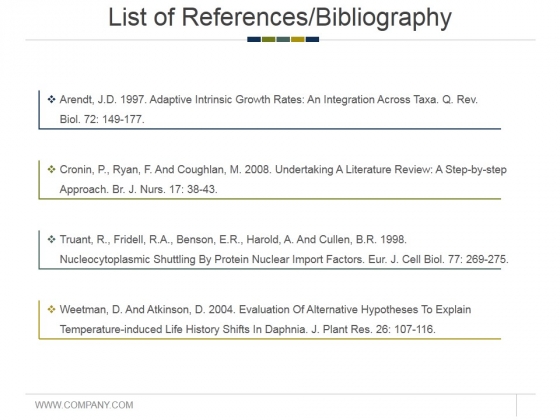 List Of References Bibliography Ppt PowerPoint Presentation Infographic Template Designs List Of References Bibliography Ppt PowerPoint Presentation Infographic Template Designs