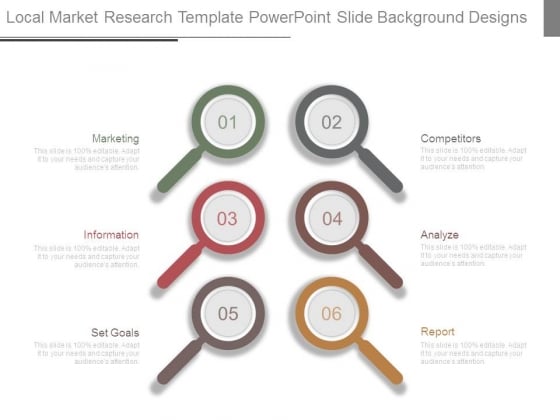 Local Market Research Template Powerpoint Slide Background Designs