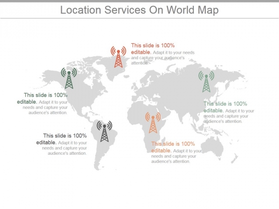 world map for ppt presentation
