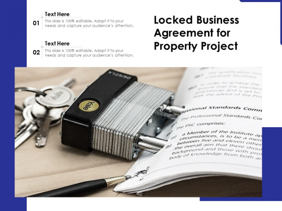Locked Business Agreement For Property Project Ppt PowerPoint Presentation File Infographics PDF Locked Business Agreement For Property Project Ppt PowerPoint Presentation File Infographics PDF
