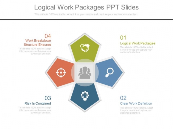 logical work packages ppt slides powerpoint templates