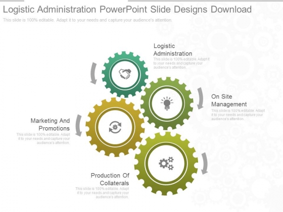 Logistic Administration Powerpoint Slide Designs Download