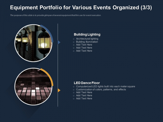 Logistics Events Equipment Portfolio For Various Events Organized Lighting Ppt Sample PDF Logistics Events Equipment Portfolio For Various Events Organized Lighting Ppt Sample PDF
