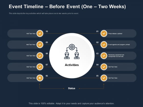 Logistics Events Event Timeline Before Event One Two Weeks Ppt Icon Structure PDF Logistics Events Event Timeline Before Event One Two Weeks Ppt Icon Structure PDF