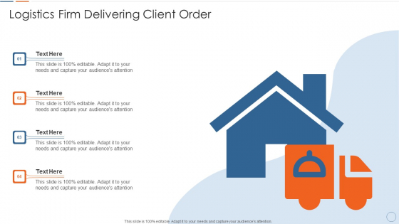 Logistics Firm Delivering Client Order Summary PDF