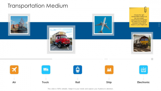 Logistics Management Framework Transportation Medium Download PDF Slide 1