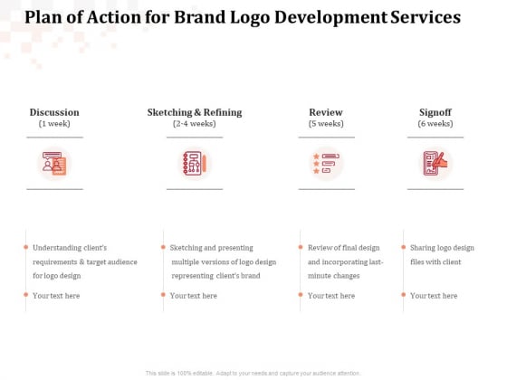 Logo Design Plan Of Action For Brand Logo Development Services Download PDF Logo Design Plan Of Action For Brand Logo Development Services Download PDF