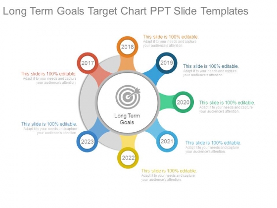 Long Term Goals Target Chart Ppt Slide Templates Long Term Goals Target Chart Ppt Slide Templates