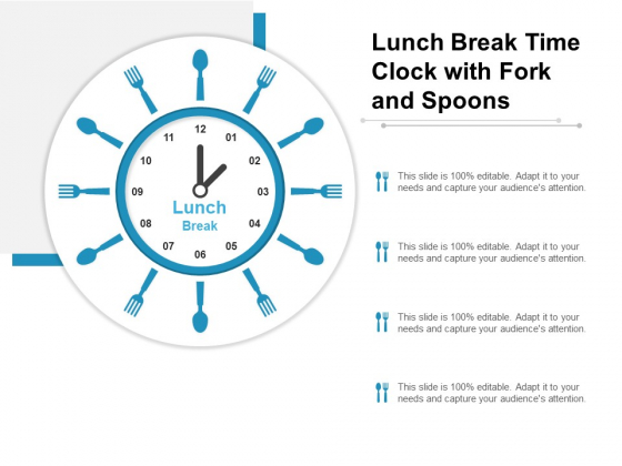 Lunch Break Time Clock With Fork And Spoons Ppt PowerPoint Presentation File Portrait Lunch Break Time Clock With Fork And Spoons Ppt PowerPoint Presentation File Portrait