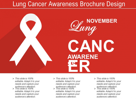 Lung Cancer Awareness Brochure Design Ppt PowerPoint Presentation File Gallery PDF Lung Cancer Awareness Brochure Design Ppt PowerPoint Presentation File Gallery PDF