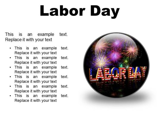 Labor Day Americana PowerPoint Presentation Slides C