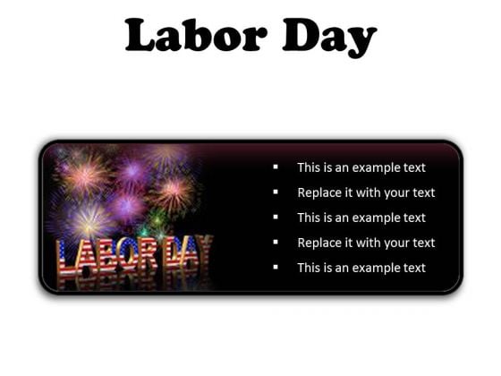 Labor Day Americana PowerPoint Presentation Slides R