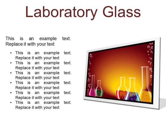 Laboratory Glass Science PowerPoint Presentation Slides F