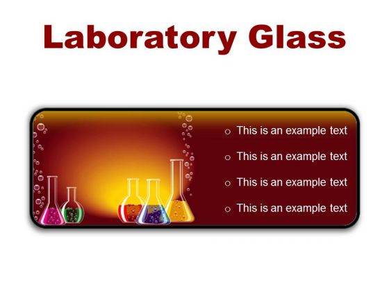 Laboratory Glass Science PowerPoint Presentation Slides R