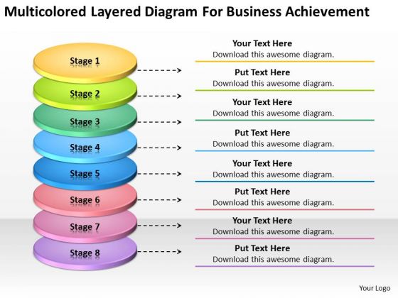 Layered Diagram For Business Achievement Online Plans PowerPoint Slides Layered Diagram For Business Achievement Online Plans PowerPoint Slides