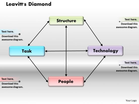 Leavitts Diamond Business PowerPoint Presentation