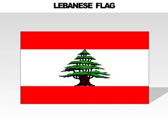 Lebanese Country PowerPoint Flags Lebanese Country PowerPoint Flags