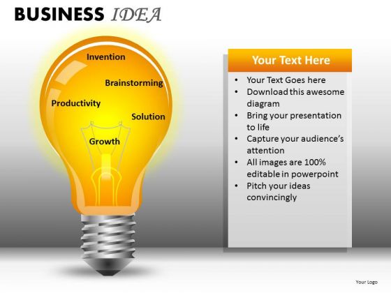 Light Bulb PowerPoint Light Bulb PowerPoint