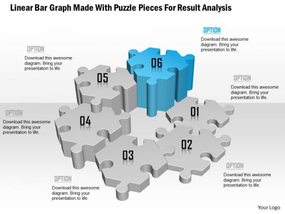 Linear Bar Graph Made With Puzzle Pieces For Result Analysis Presentation Template Linear Bar Graph Made With Puzzle Pieces For Result Analysis Presentation Template