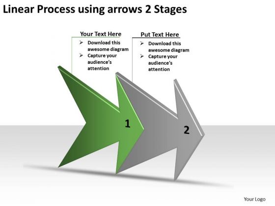 Linear Process Using Arrows 2 Stages Flow Charting PowerPoint Templates Linear Process Using Arrows 2 Stages Flow Charting PowerPoint Templates