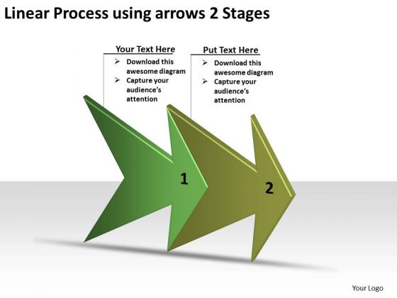 Linear Process Using Arrows 2 Stages Online Flow Chart Creator PowerPoint Slides Linear Process Using Arrows 2 Stages Online Flow Chart Creator PowerPoint Slides