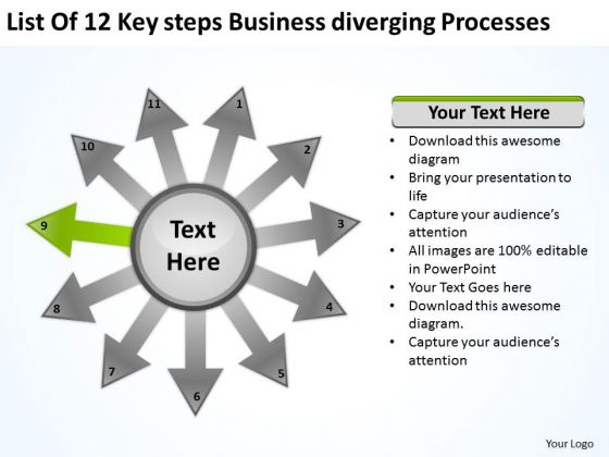 List Of 12 Key Steps Business Diverging Processes Radial Diagram PowerPoint Templates List Of 12 Key Steps Business Diverging Processes Radial Diagram PowerPoint Templates
