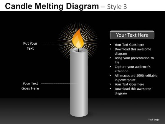 Lit Candle PowerPoint Templates Ppt Lit Candle PowerPoint Templates Ppt