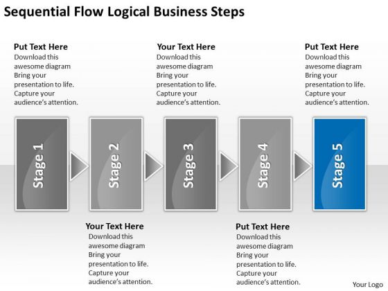 Logical Business PowerPoint Presentations Steps Need Plan Templates