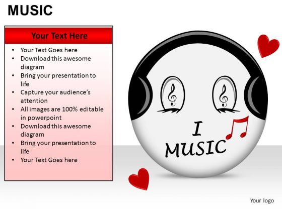 Love Music PowerPoint Slides And Ppt Diagram Templates Love Music PowerPoint Slides And Ppt Diagram Templates