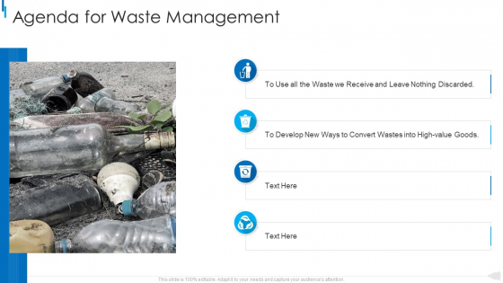 MSW Management Agenda For Waste Management Graphics PDF