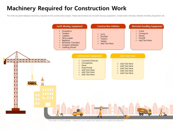 Machinery Required For Construction Management Work Ppt Outline Background PDF Machinery Required For Construction Management Work Ppt Outline Background PDF
