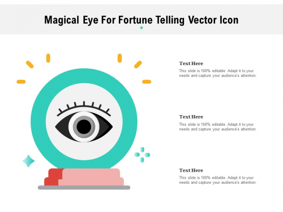Magical Eye For Fortune Telling Vector Icon Ppt PowerPoint Presentation File Infographics PDF