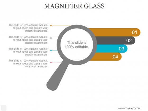 Magnifier Glass Ppt PowerPoint Presentation Visual Aids