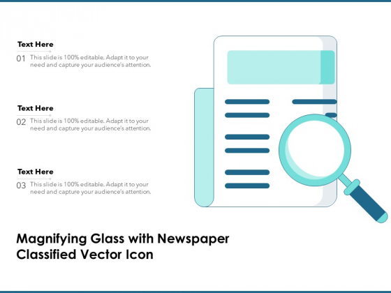 Magnifying Glass With Newspaper Classified Vector Icon Ppt PowerPoint Presentation Summary Portrait PDF Magnifying Glass With Newspaper Classified Vector Icon Ppt PowerPoint Presentation Summary Portrait PDF