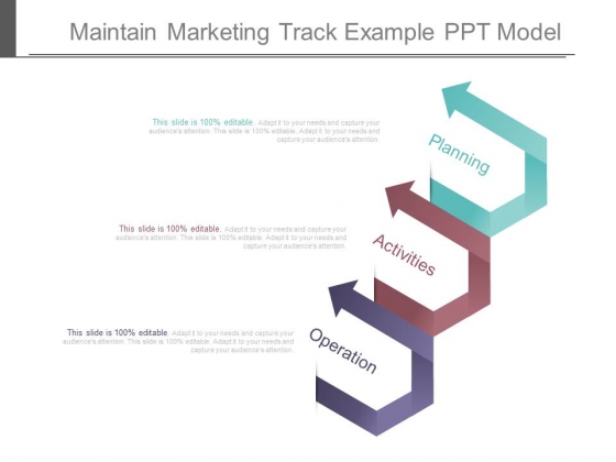 Maintain Marketing Track Example Ppt Model Maintain Marketing Track Example Ppt Model