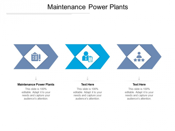Maintenance Power Plants Ppt PowerPoint Presentation Ideas Cpb Pdf