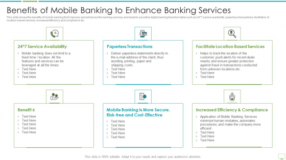 Major Advantages Of Banking Industry Revolution Benefits Of Mobile Banking Structure PDF